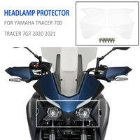 motorcycle accessories headlight protection cover for yamaha tracer700 tracer 700 tracer 7 gt mt 07 mt07 2020 2021 transparent