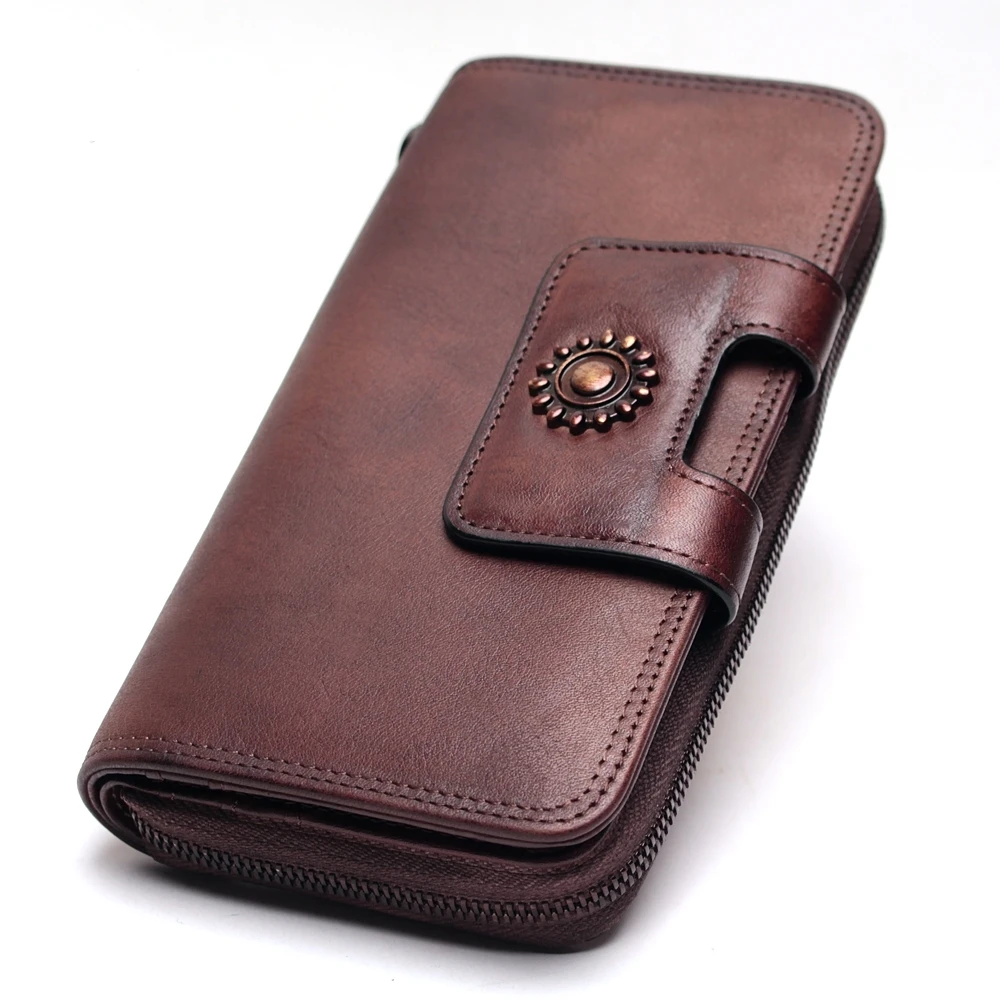 Многофункциональный кошелек ручной росписи вместительные винтажные женские