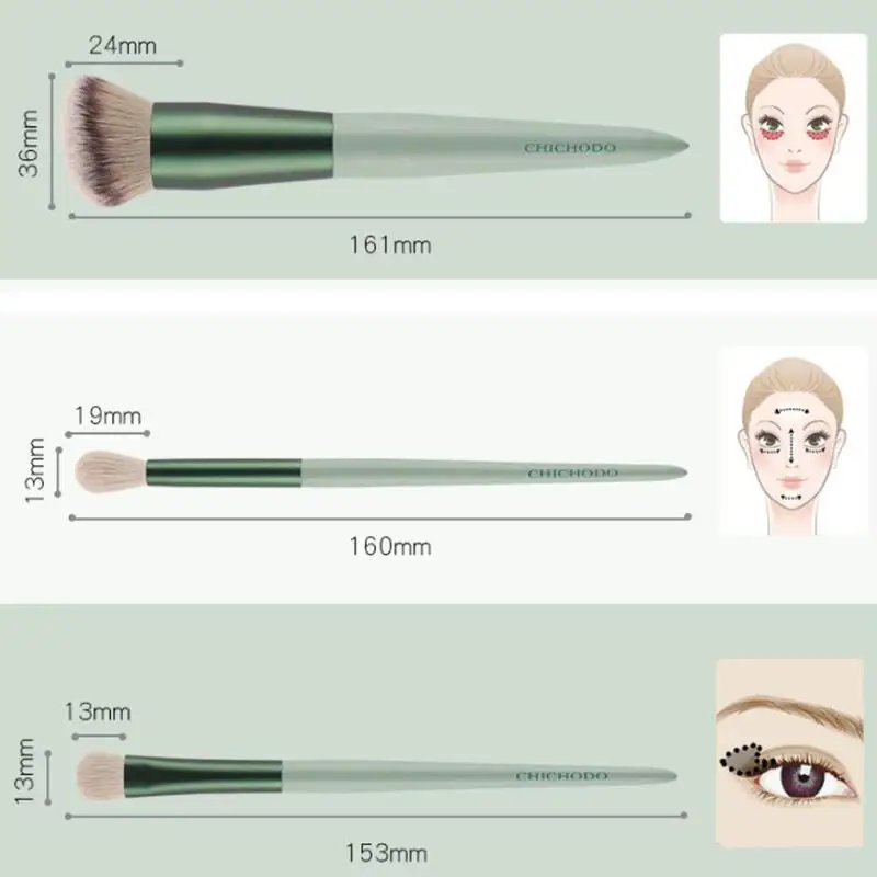 

13Pcs Makeup Brushes Set Cosmetic Powder Eye Shadow Beauty Up Blush Soft Brush Cosmetics Make Beauty Foundation To D0D0