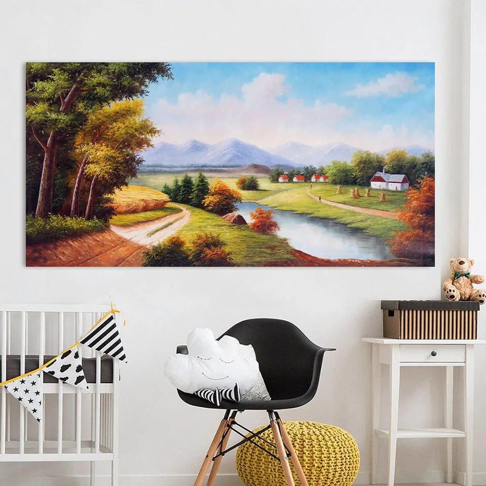 

New landscape 5D diy AB diamond painting Rhinestone embroidery diamond mosaic full square cross stitch home decoration