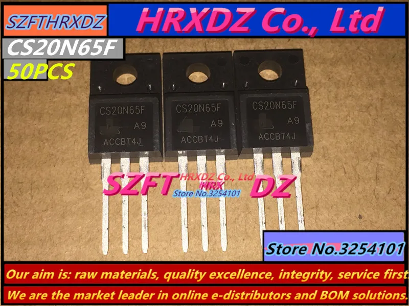 SZFTHRXDZ 100% Новый оригинальный 50 шт. CS20N65F 20N65 20A 600V CS20N60F 20N60 TO-220F | Обустройство дома