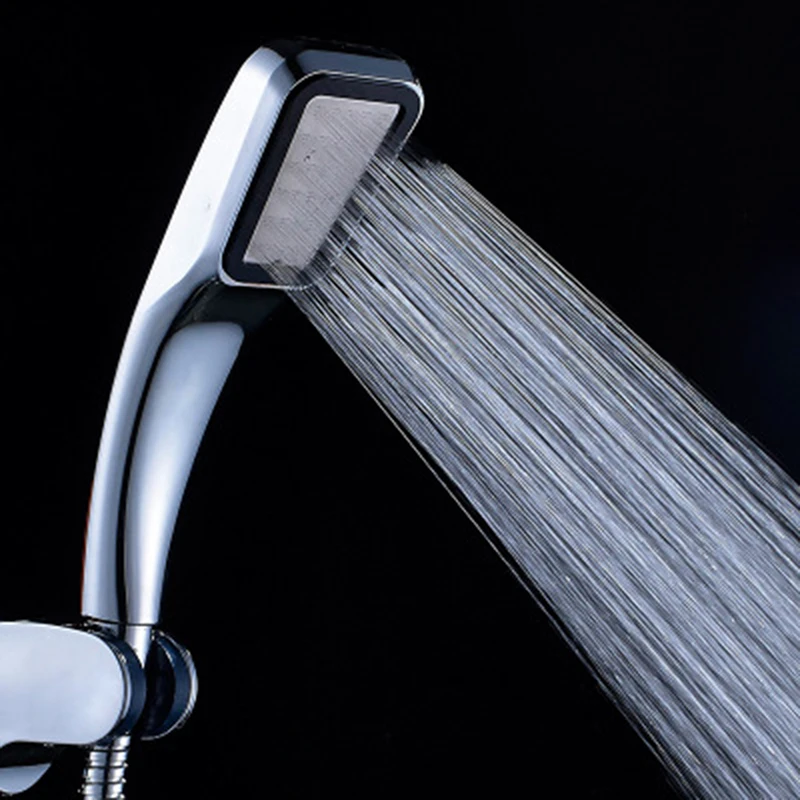 High Pressure Shower Head 300 Hole Pressurized Square Handheld Water Saving Bathroom Hand Booster | Обустройство дома