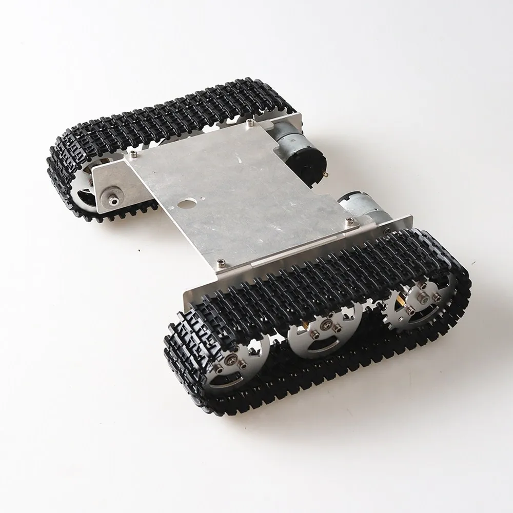 Умное Металлическое шасси для танков на радиоуправлении мини-Clawler гусеничный