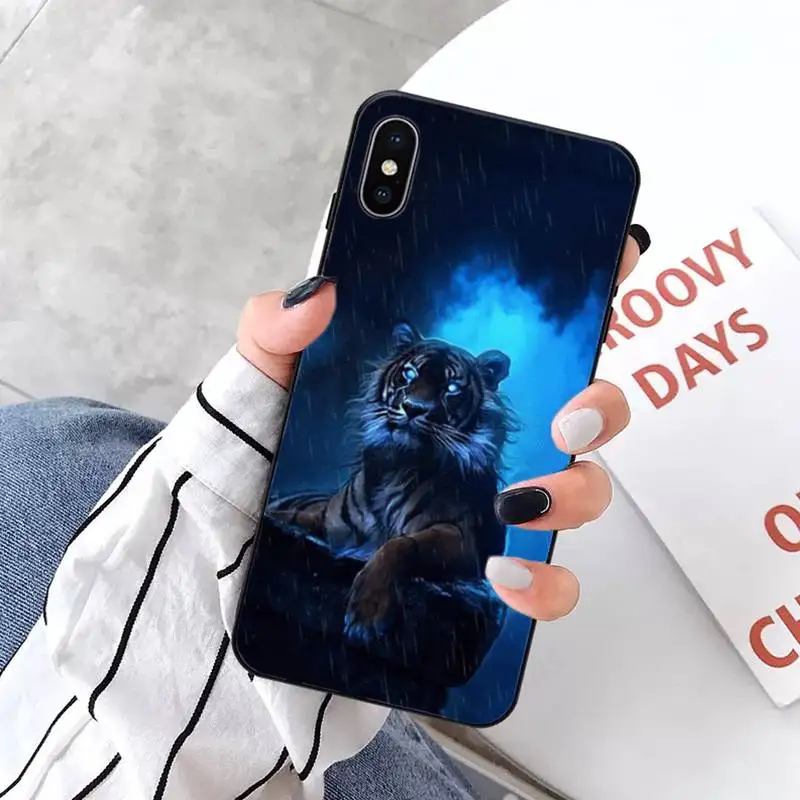 

Ferocious tiger fashion cool Phone Case for iPhone 11 12 pro XS MAX 8 7 6 6S Plus X 5S SE 2020 XR mini