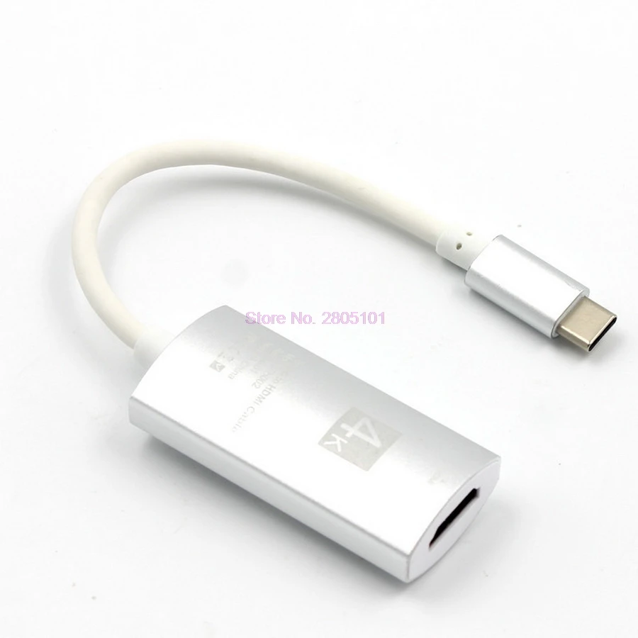 Dhl или fedex 50 шт. USB Type-c к гнезду HDMI-кабель Поддержка 4k 1080p адаптер для Macbook Lumia |