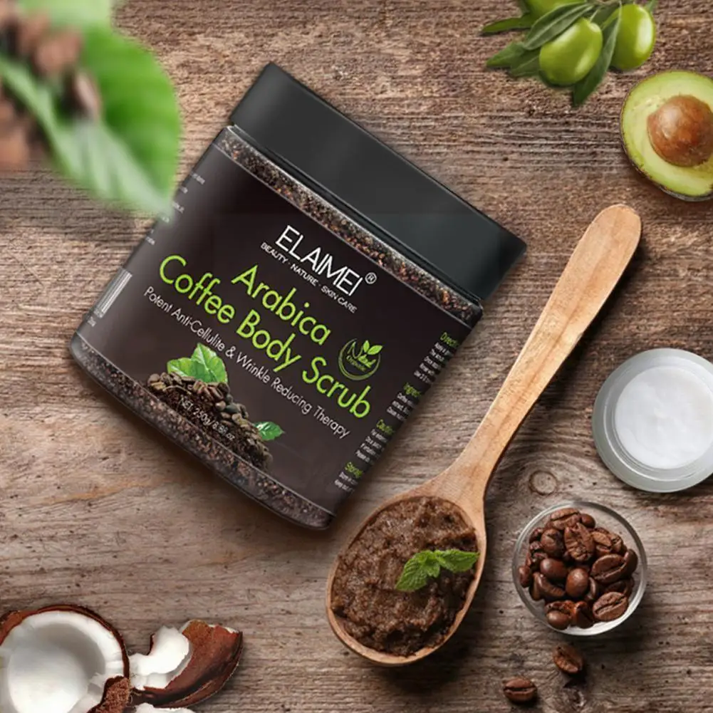 

Arabica Coffee Scrub Body Scrub Cream Sea Salt Dead Treatment Exfoliating Moisturizing Whitening Anti Acne Cellulite S7F3