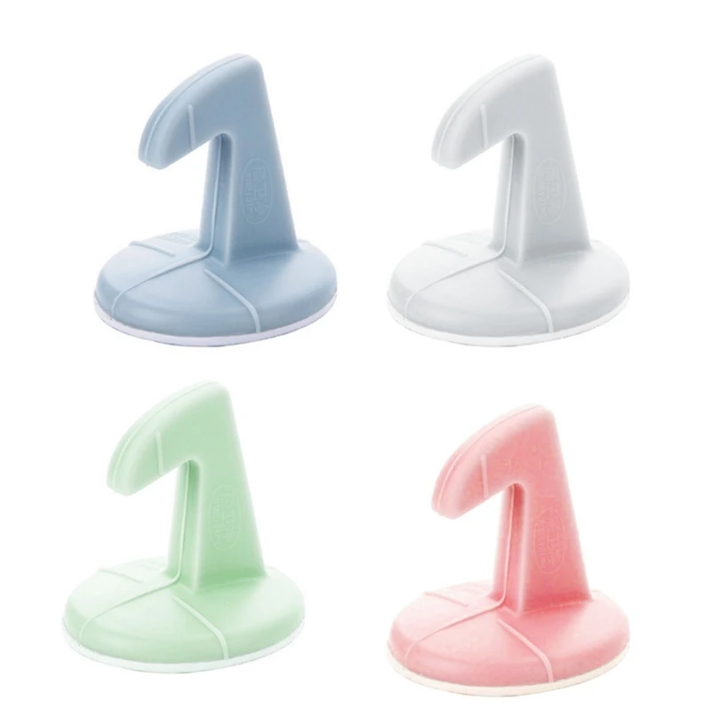 

Door Stopper Wall Protector Silicone Door Handle Bumper with Hook Self Adhesive Sticker Fender Anti-collision Pad