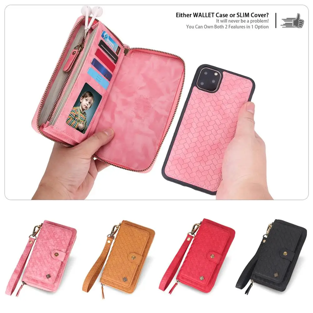 

Wallet Case,Locase Phone 11Pro Max Purse Pouch for Ladies 14 Card Holder Slot Note&Cash