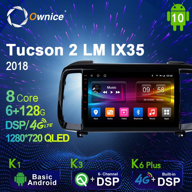 Android 10.0 6G+128G Car Radio Stereo for Hyundai Tucson 2 LM IX35 2018 Auto Audio GPS 4G LTE System head unit 1280*720 Android 10.0 6G+128G Car Radio Stereo for Hyundai Tucson 2 LM IX35 2018 Auto Audio GPS 4G LTE System head unit 1280*720
