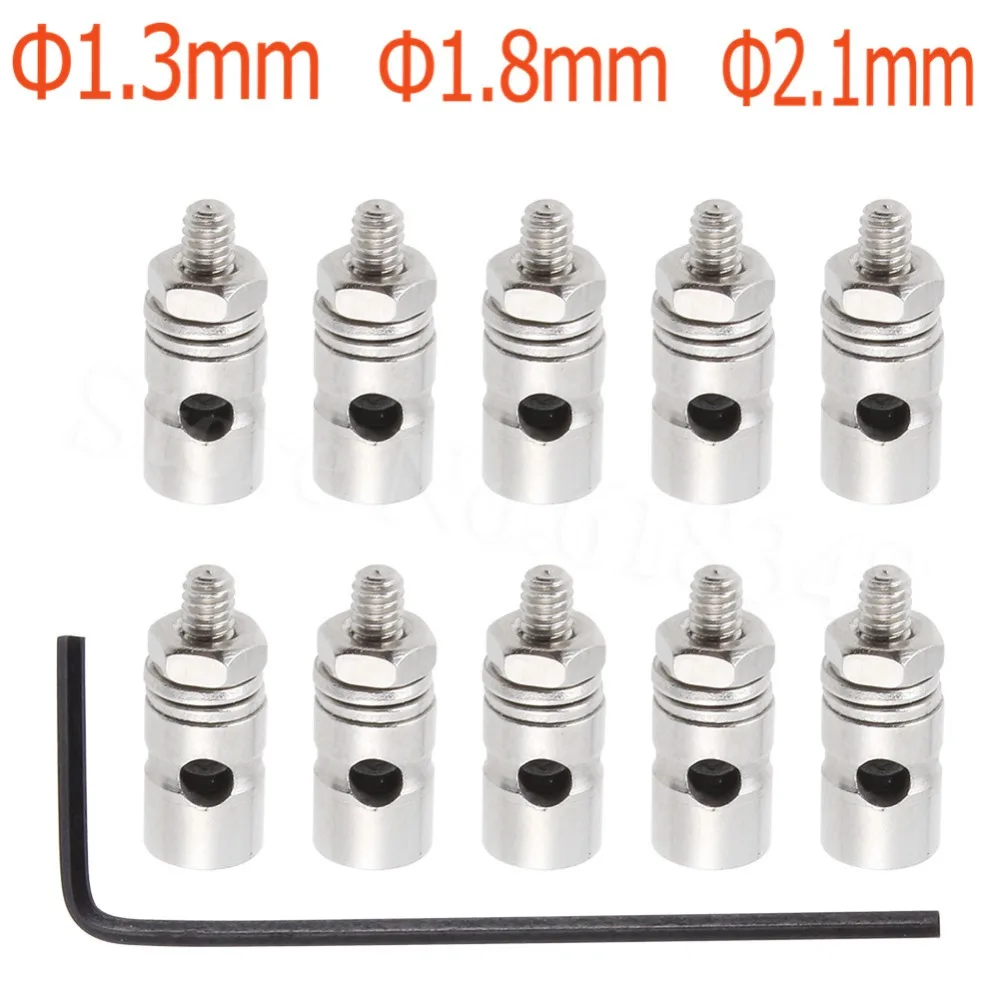 Оптовая продажа 500 шт. толкателя разъемы ограничители тяг D2.1mm D1.8mm D1.3mm части