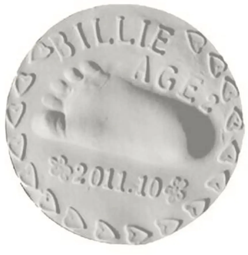 

Воздушная сушка, мягкая глина, тесто, детская ручная печать и отпечаток отпечатка, набор для литья для новорожденных, персонализированный детский душ, подарки, Keepsake