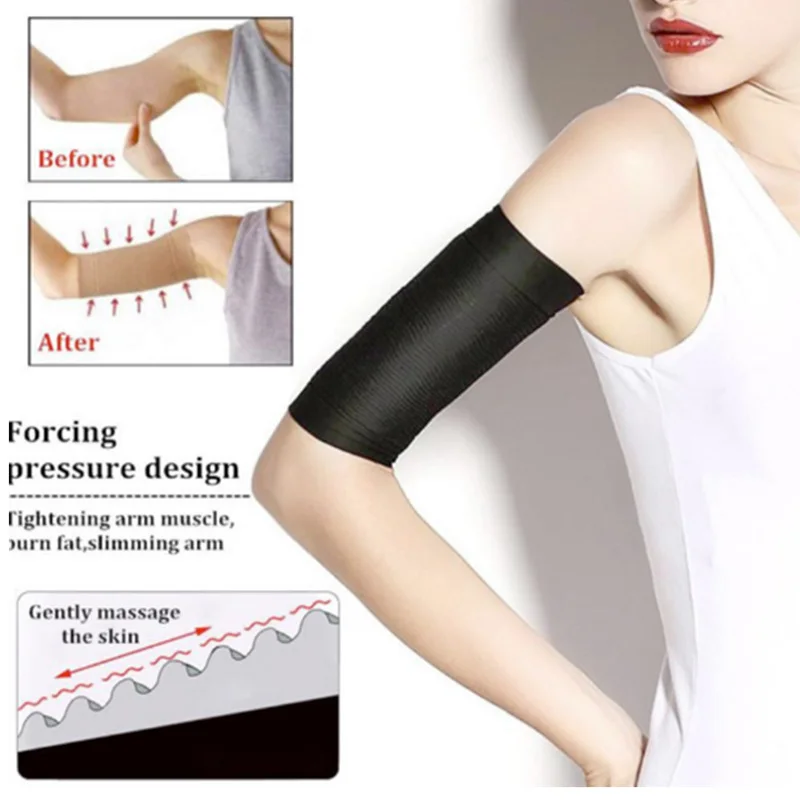 

1 Pair Arm Shaping Sleeves Calf Workout Women Shapewear Shapebuilding Yoga Cover SM