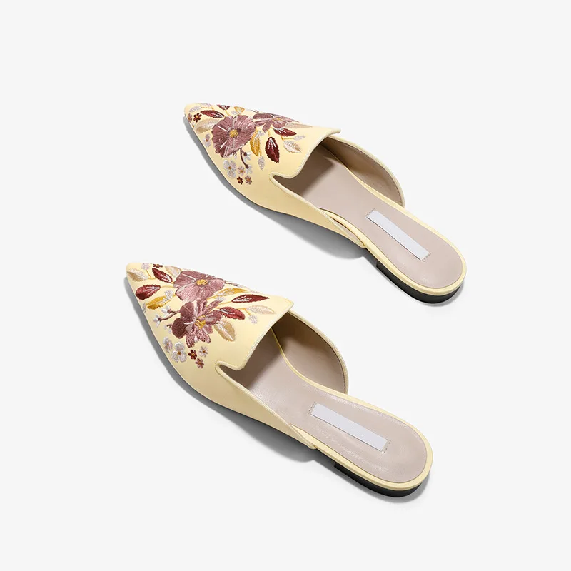 Новинка 2019 года модная классическая женская обувь с острым носком сандалии