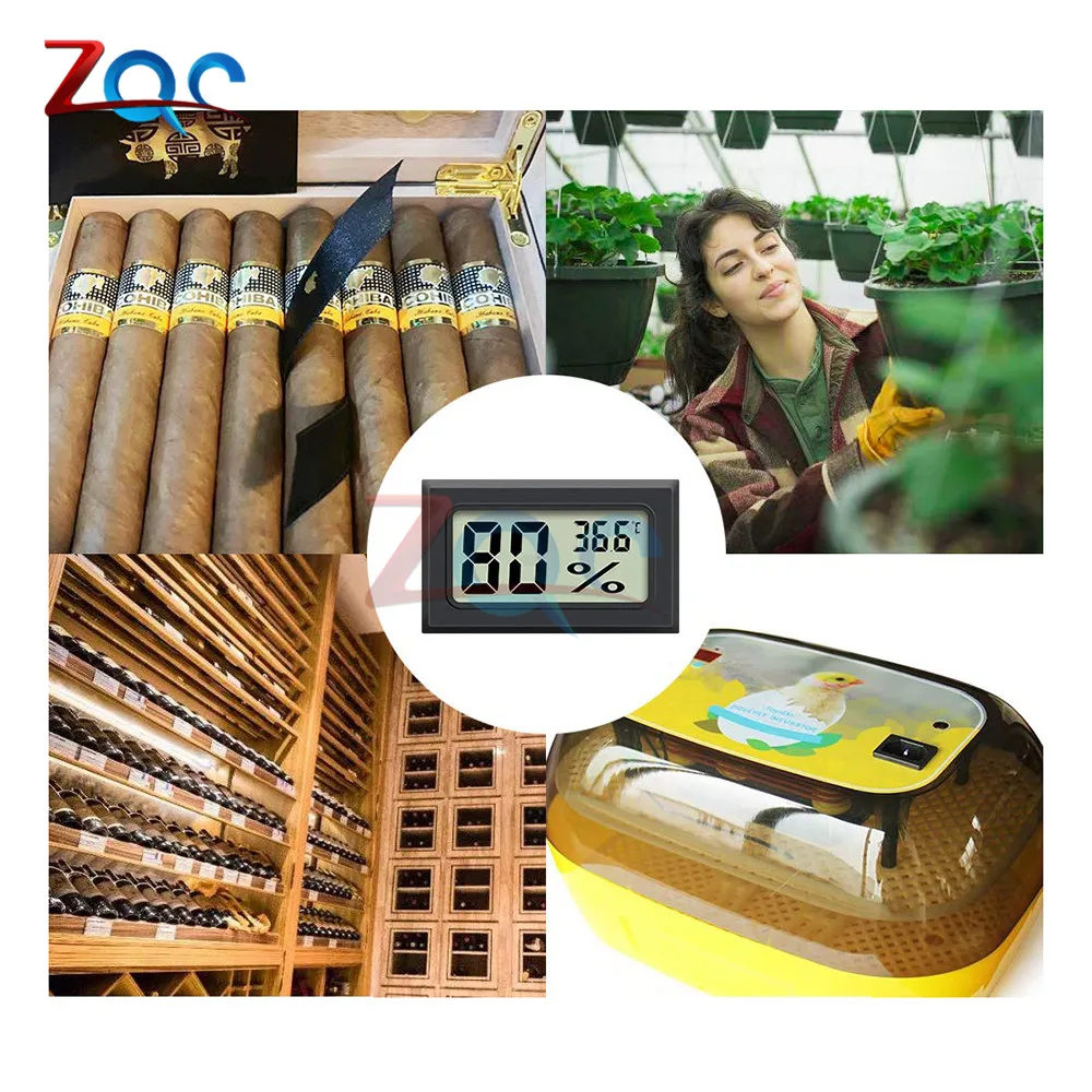 Температурный измеритель термометр гигрометр с температурным датчиком