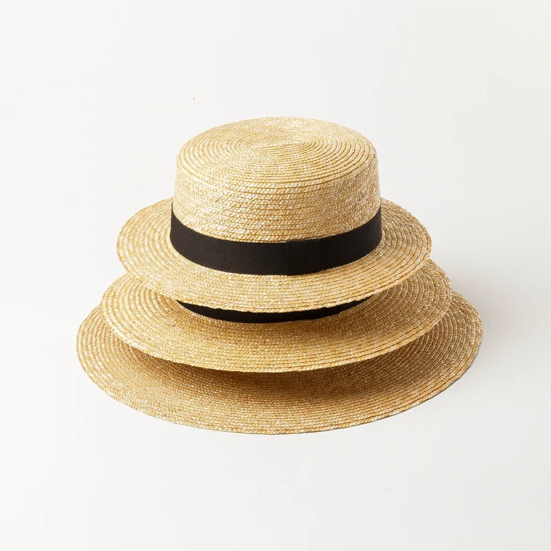 Classic natural Various straw widths summer handmade fine Straw weave fedoras cap men women jazz panama hat brim 5CM 7c 10CM | Аксессуары