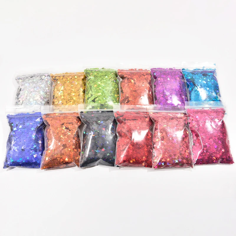 10 г/пакет нейл-арта с голографической отделкой чешуйчатого льда