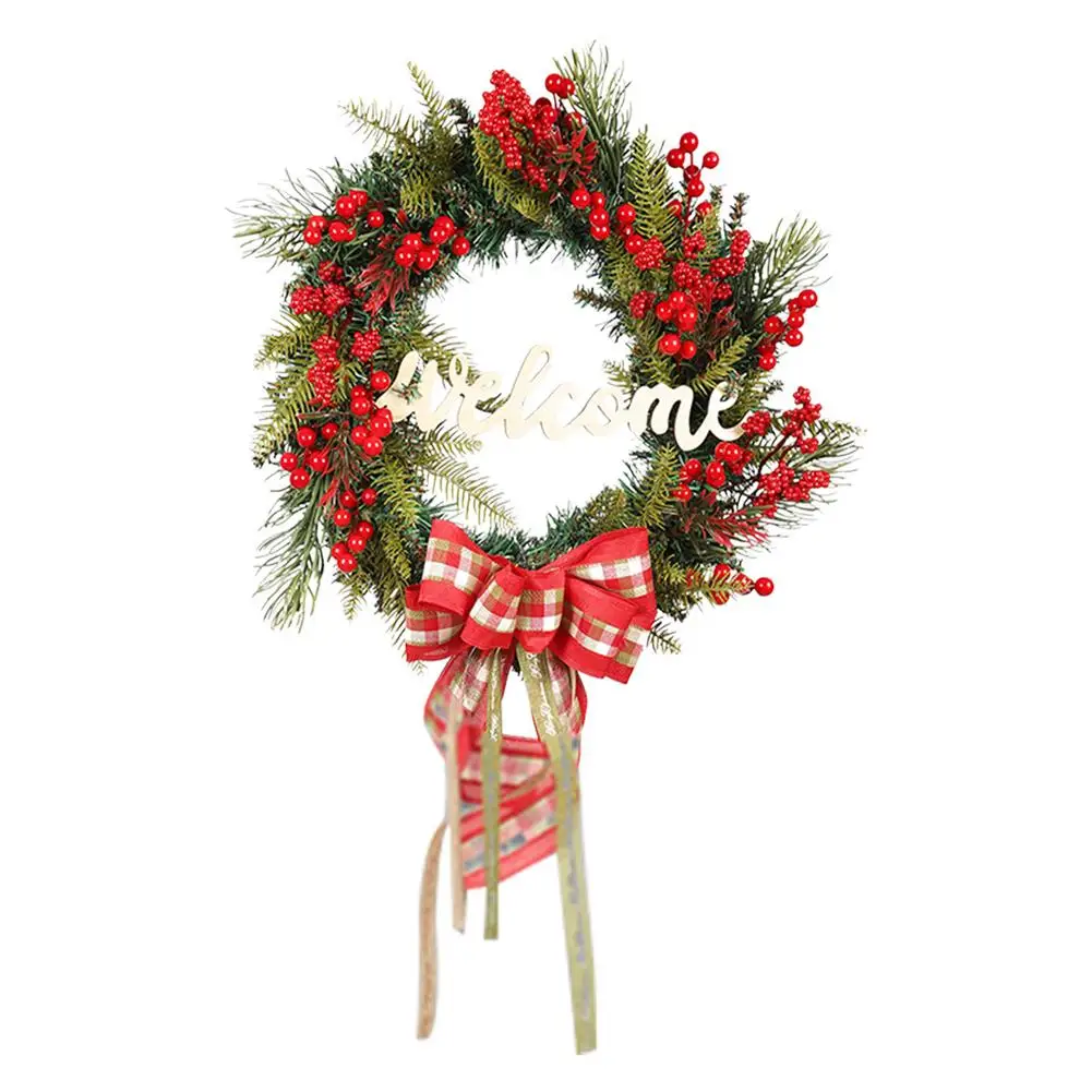 

Christmas Wreaths Welcome Wreaths For Front Door Christmas Door Decorations Wreaths With Welcome Sign For Front Door Outsider
