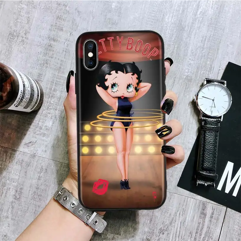BA192-9 Betty boop винтажный черный чехол для телефона huawei mate 30 20 10 P30 P20 P10 Pro Lite P Smart Z роскошный Coque Shell - Цвет: BA192-9