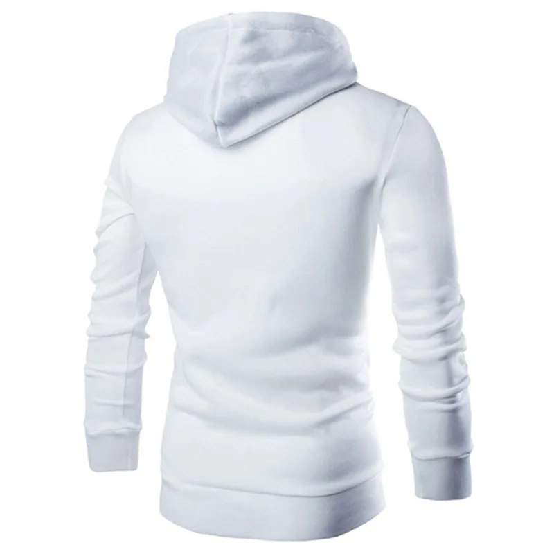 

2020 European and American autumn new fashion placket double zipper cardigan hooded Sweatshirt Hoodies men's trendy brand
