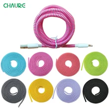 1.4m Color phone Wire Cord Rope Protecto Anti-break spring protection rope for USB Charging Cable earphone Data Bobbin Winder