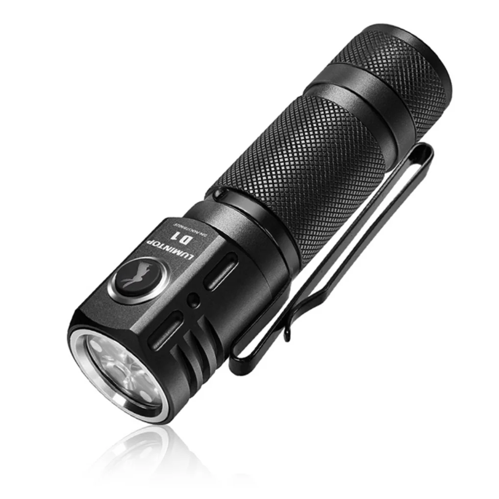 LUMINTOP D1 Mini LED Flashlight 3 Lamp Bead TIR Lens Cree XP-G3 2000 LM Portable by 18650 Battery for Self Defense | Лампы и освещение