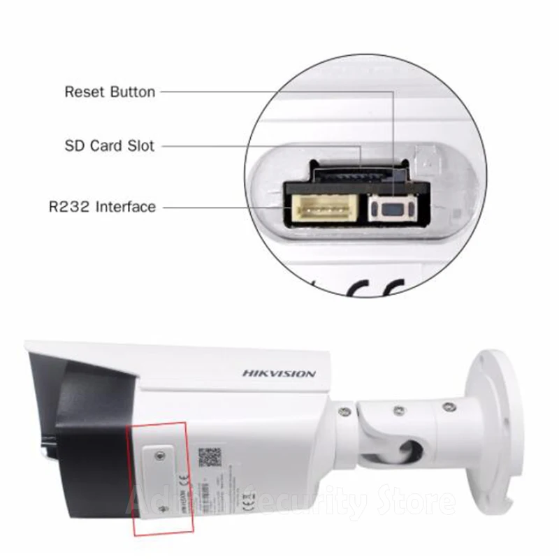 Hikvision английская версия DS 2CD2T35FWD I8 3 Мп ультра низкая световая сетевая пуля POE ip