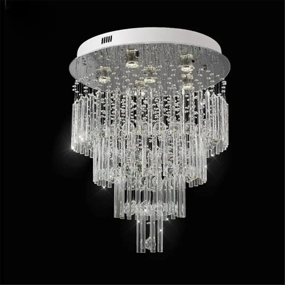 D60 * h70см хрустальная люстра современный потолочный светильник приспособление