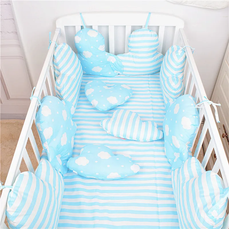 

Nordic style crib bed surrounding cloud bed surrounding baby bedding package