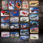 Металлическая доска для самолета WellCraft, жестяные плакаты, винтажная картина, LYME REGIS, индивидуальный декор, LT-2010