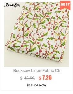Домашний текстиль booksew хлопок льняная ткань синий узор дизайн швейный материал скатерть подушка сумка занавеска подушка Zakka CM
