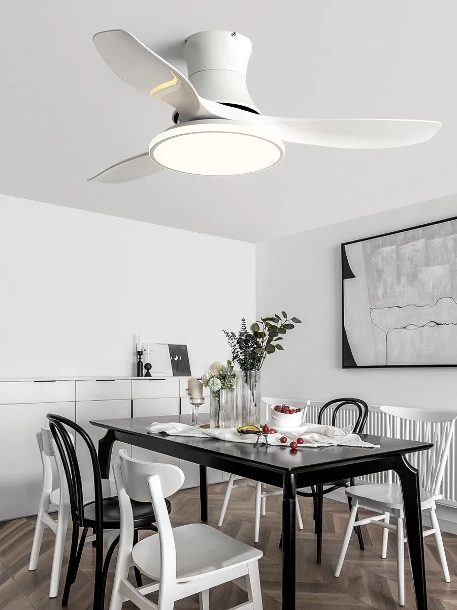 Потолочный большой потолочный вентилятор светильник люстра со встроенным