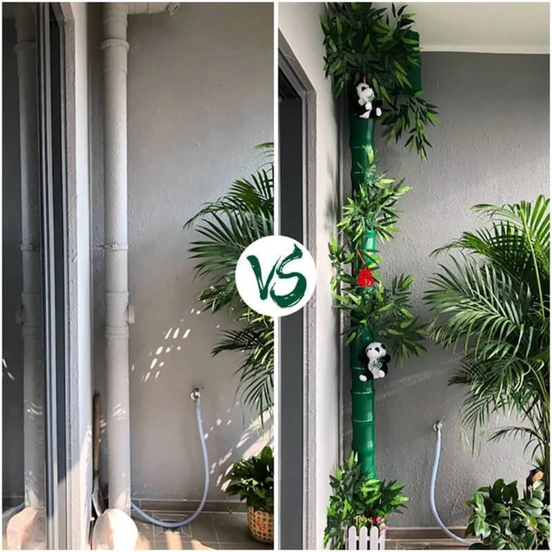 

Pipeline Bamboo Forest Cover Simulation Bamboo Pipeline Decorative Cover DAG-ship