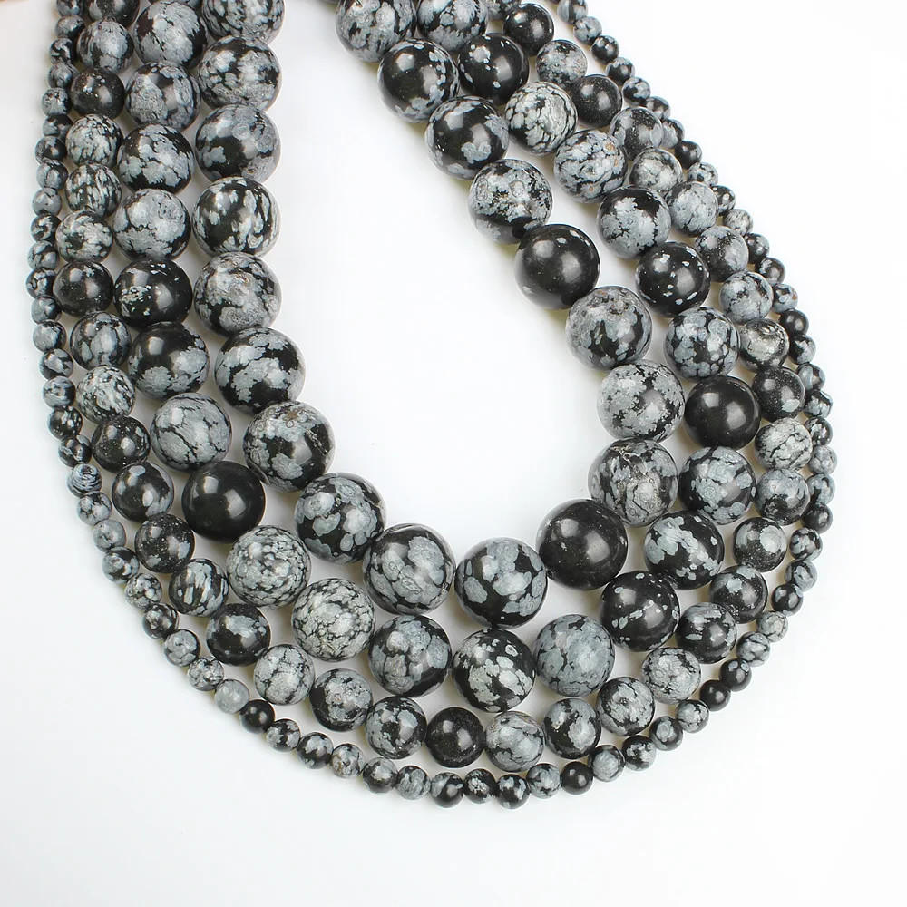 Бусины из натуральных снежинок незакрепленные бусины полудрагоценных камней