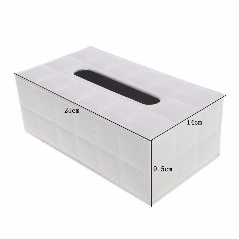 Кожа ПУ Прочный Стандартный держатель блока Тип для автомобиля прямоугольный