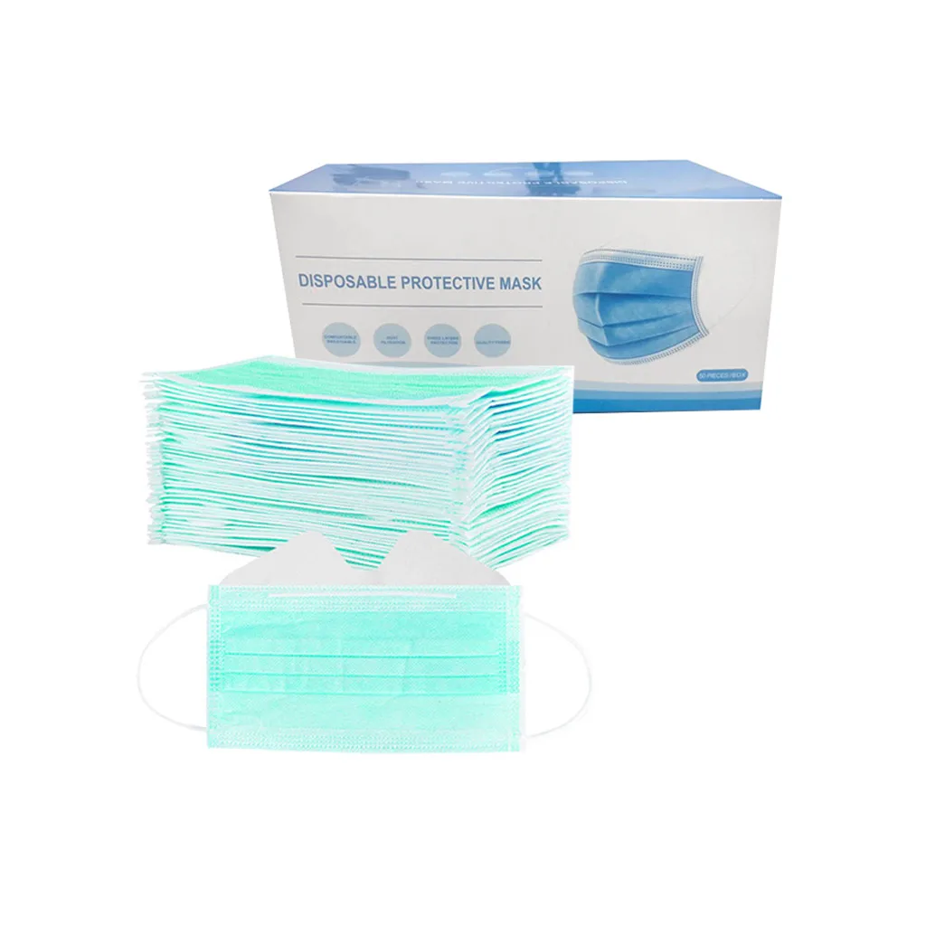 

Masks Disposable Face Masks 3-ply Mouth Mask Personal Protective High-quality Comfortable Face Shield Mascarillas