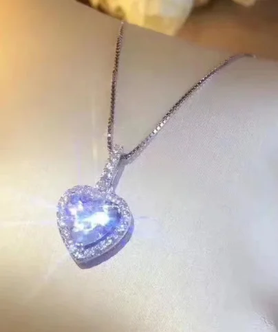 

YTF1320 925 Sterling Silver Lady Necklace Festival gift couple engagement match
