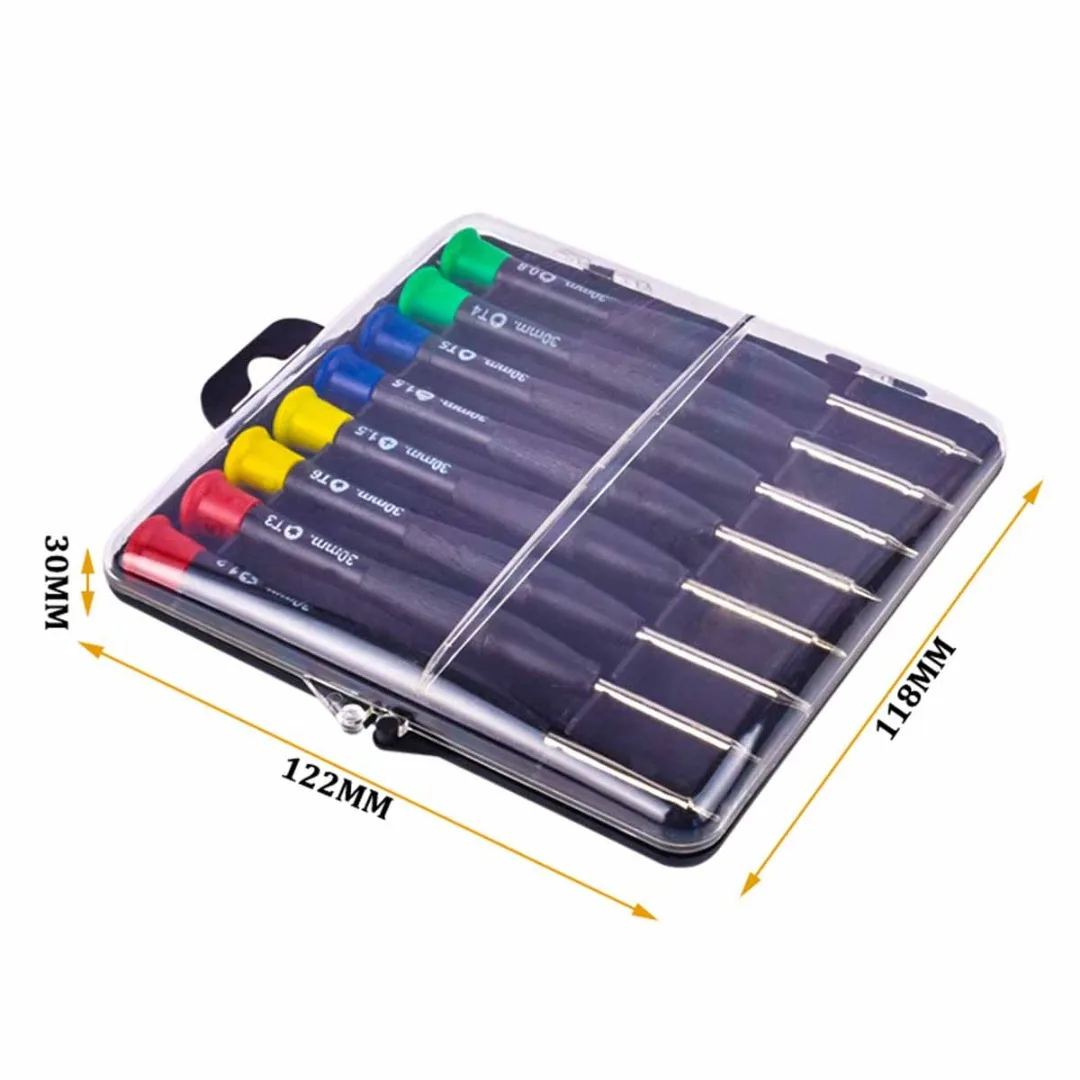 

8Pcs/Set Watch Repair Screwdrivers Professional Eyeglasses Eectronic Product Repair Remover Watchmakers Hand Repair Tool