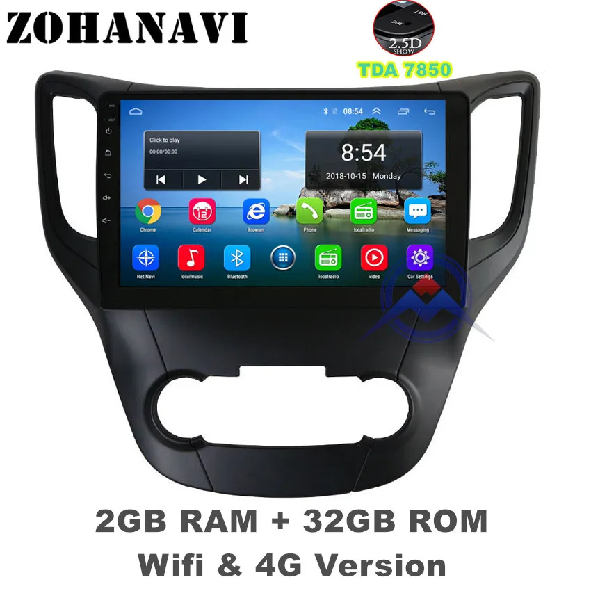 Black 2G 32G ZOHANAVI 10,2 дюймов Android 9,0 2.5D Автомобильная магнитола для Changan CS35 Автомобильная стерео радио аудио DVD gps плеер навигация с картами - Цвет: Black 2G 32G