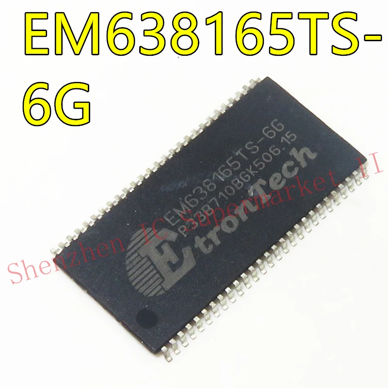 1 шт./лот EM638165TS 6G TSOP 54 4 м x 16 бит синхронный DRAM (SDRAM)|Интегральные схемы| |