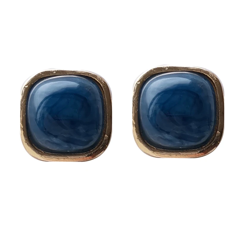 

Mihan S925 needle Delicate Jewelry Stud Earrings Vintage Temperament Pretty Design Resin Earrings For Girl Lady Gifts