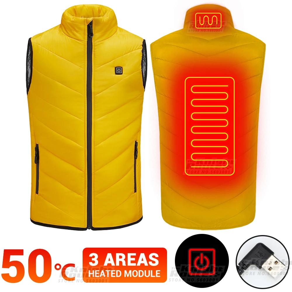

2 Areas Winter Children Hetaed Vest USB Eletice Heating Jacket Kids Motorcycle Jacket Thermal Motorbike Moto Charging Clothing
