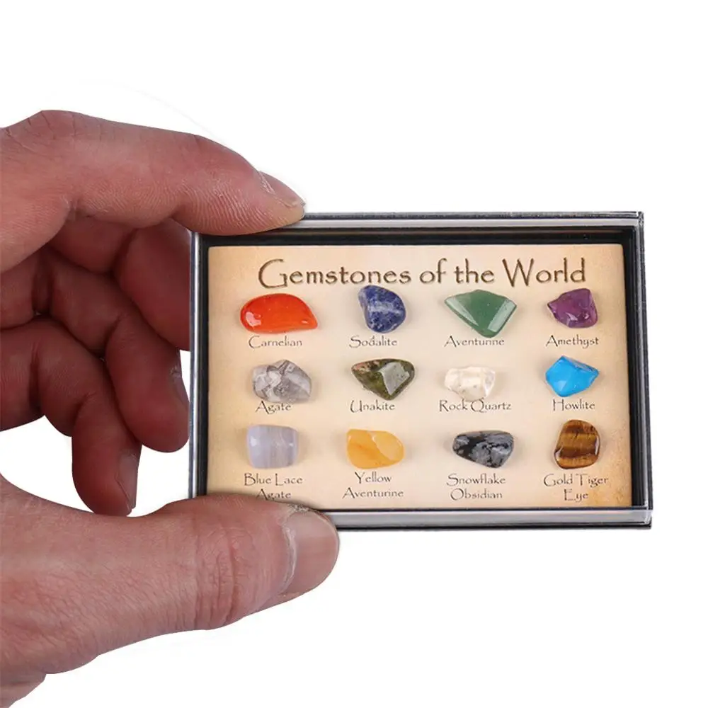 Хрустальный драгоценный камень натуральный Подарочный набор натуральных камней