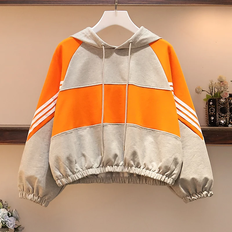 Осень 2020 женский спортивный костюм оверсайз из двух предметов толстовка с