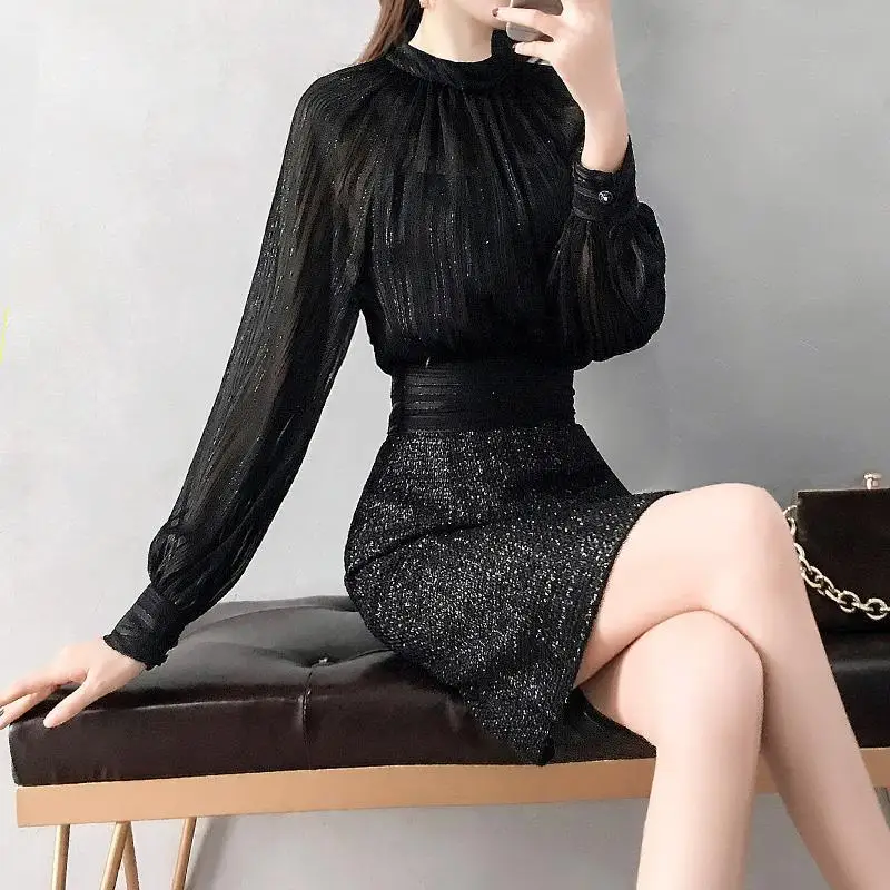 

Women 2021 Autumn Winter Elegant Bodycon Dress Female Long Sleeve Party Evening Casual Dresses Office Lady Slim Vestidos C681