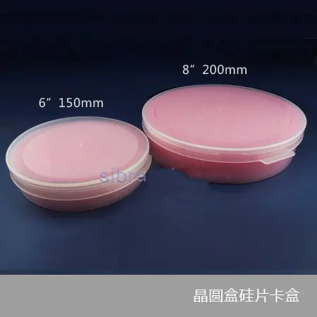 4" 5" 6" 8" Plastic Wafer Box Chip Transfer Cleanroom with Pearl Cotton Pad 4 Pieces | Инструменты