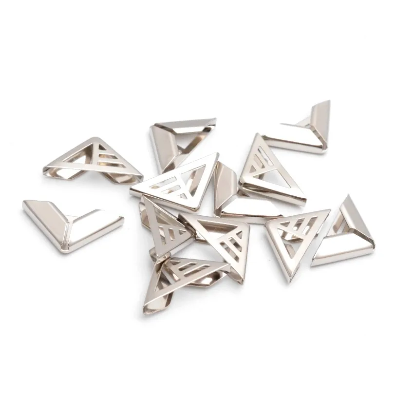 50 шт. Альбомы для скрапбукинга серебристого цвета меню папки Угловые протекторы