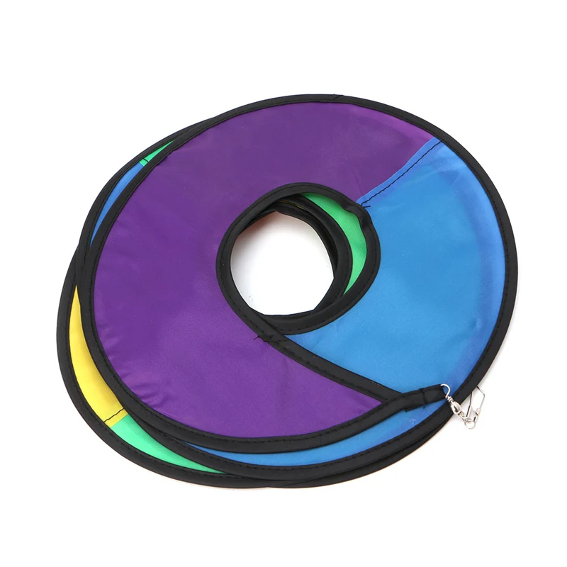 

Camping Tent Foldable Rainbow Spiral Windmill Wind Spinner Home Garden Decor
