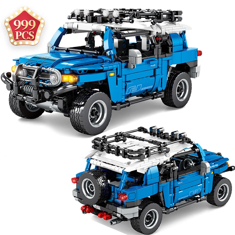Высокотехнологичные идеи внедорожник строительные блоки статическая модель