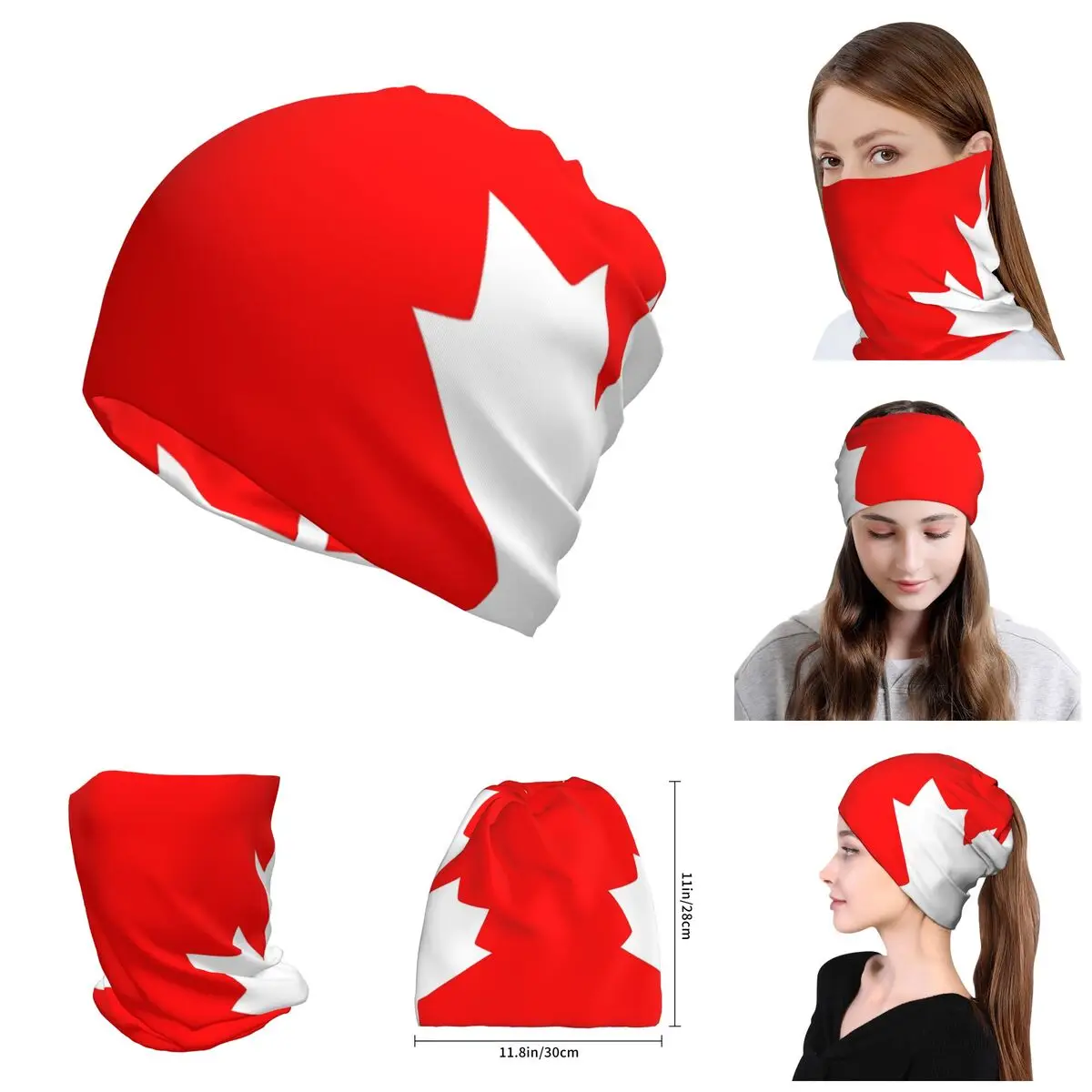 

Bonnet Hats hip hop Canada Maple Leaf Flag Emblem hat Vintage Unisex R333 Knitting Hat