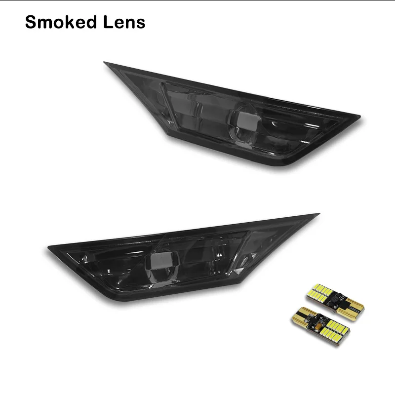 Боковые габаритные линзы JDM (2) левая и правая дымчатые для Honda Civic Sedan/Coupe/Hatchback 10-го